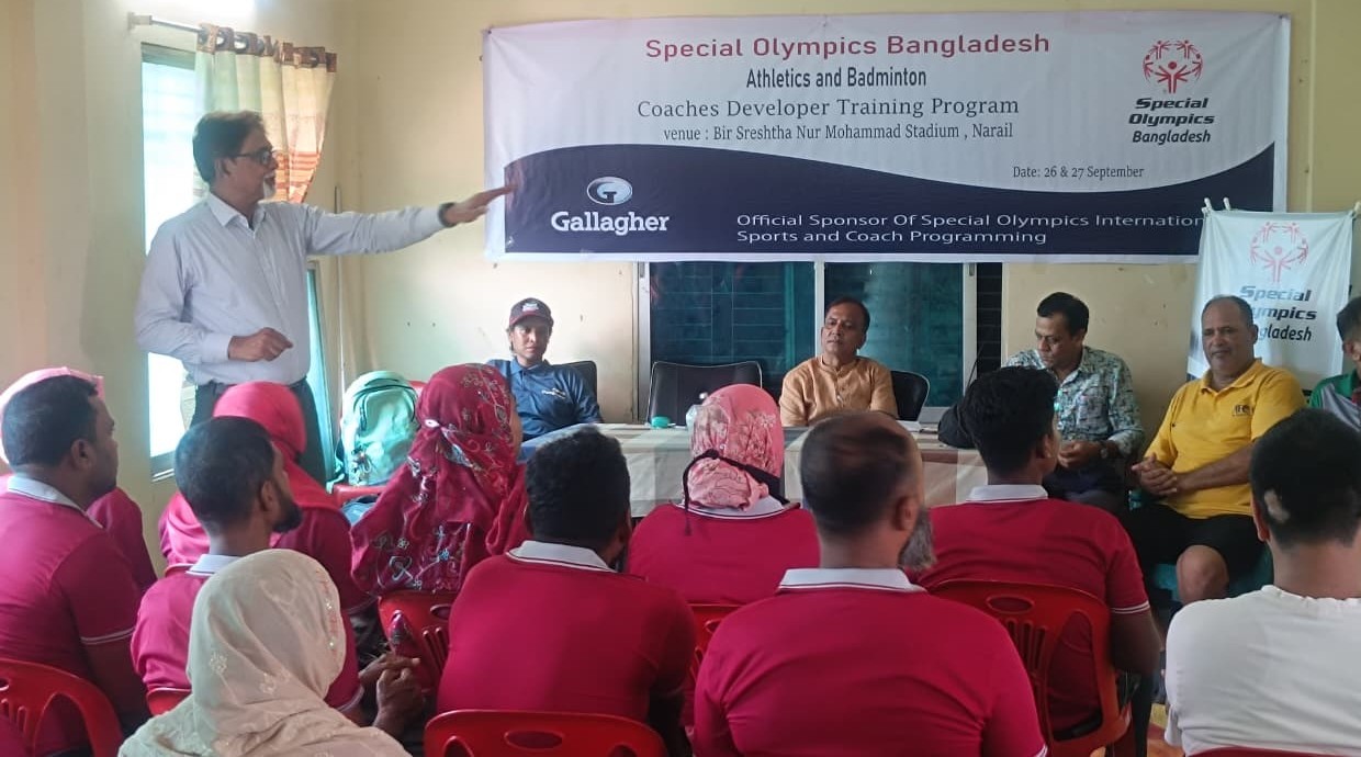 Under Sports Development Gallaghar Grant  of SOI  Special Olympics Bangladesh in collaboration with Narail Sub Chapter organised Workshop & Training for local coaches and athletes  on 26-27 september 2026 at Norail Stadium.