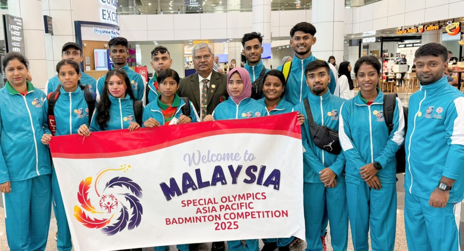 Special Olympics Bangladesh athlete sprinting during a track event